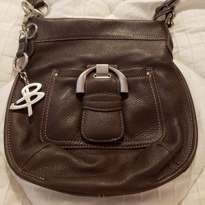 B. Makowsky genuine leather crossbody purse